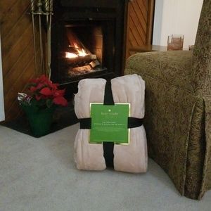 Kate Spade King Fleece Plush